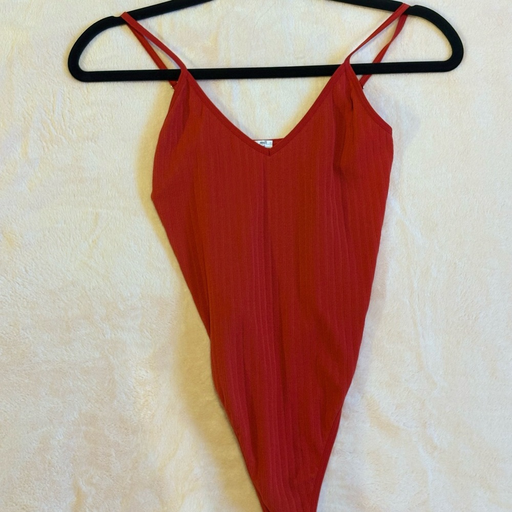 Forever 21 Red Bodysuit